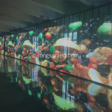 Schermo di visualizzazione a LED trasparente per finestra per interni